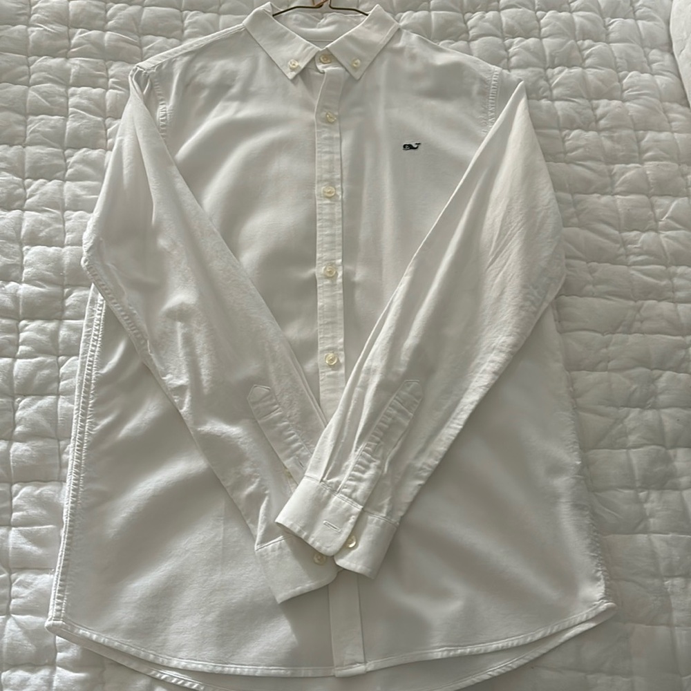 Boys Vineyard Vines Classic White Button Down